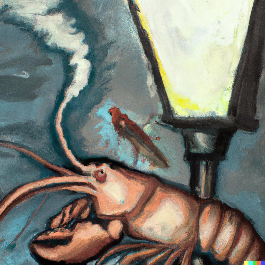 Artwork — noir streetlamp